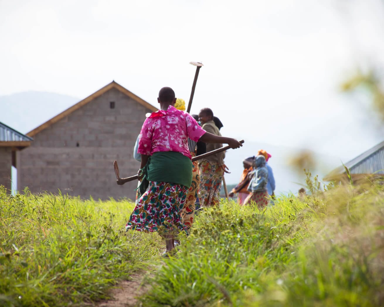 Woman tree planters