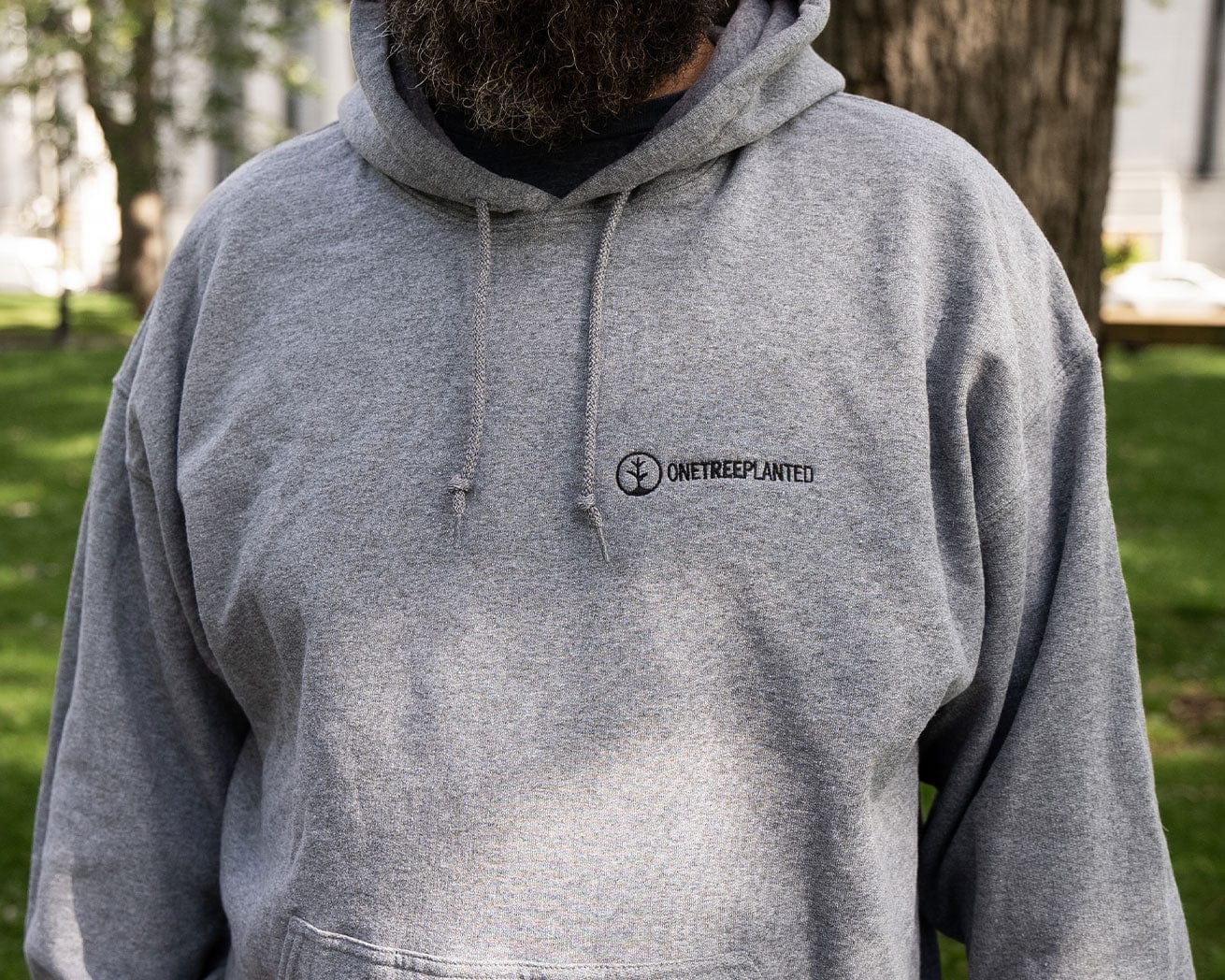 Hoodie in grey