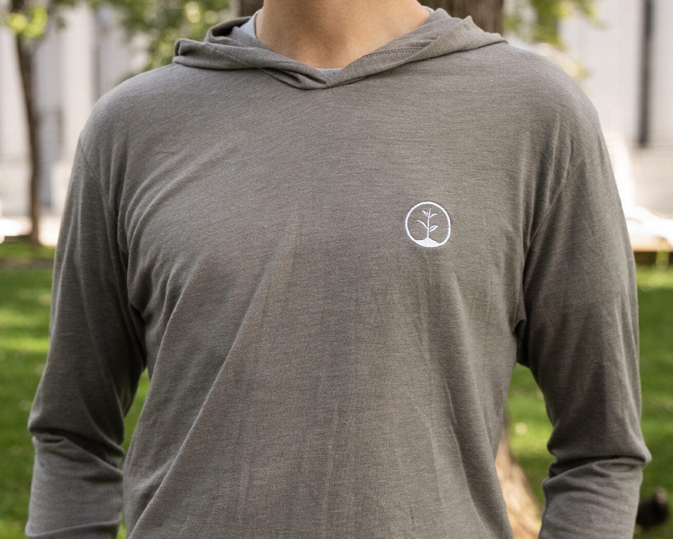 Hooded Long-Sleeve in Venetian Grey